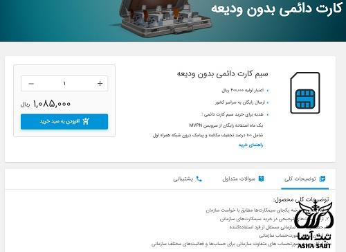 مدارک خرید سیم کارت سازمانی